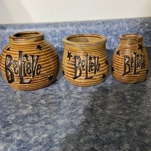 3 piece “believe” set